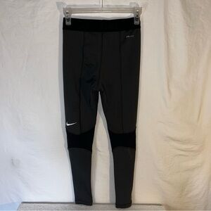 Nike Pro Black & Gray Dri-FIT Performance Leggings - Size XS
